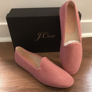 J. Crew Canvas Slipper in dusty rose